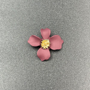 Breloque fleur violette