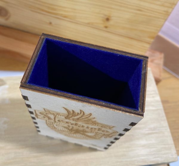 Douillette aigle intérieur bleu – Image 2