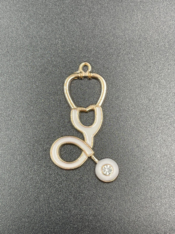 Breloque kit médical stéthoscope